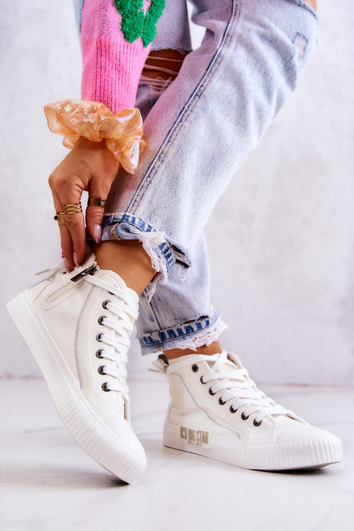 Класичні високі кросівки Big Star JJ274379 Білі