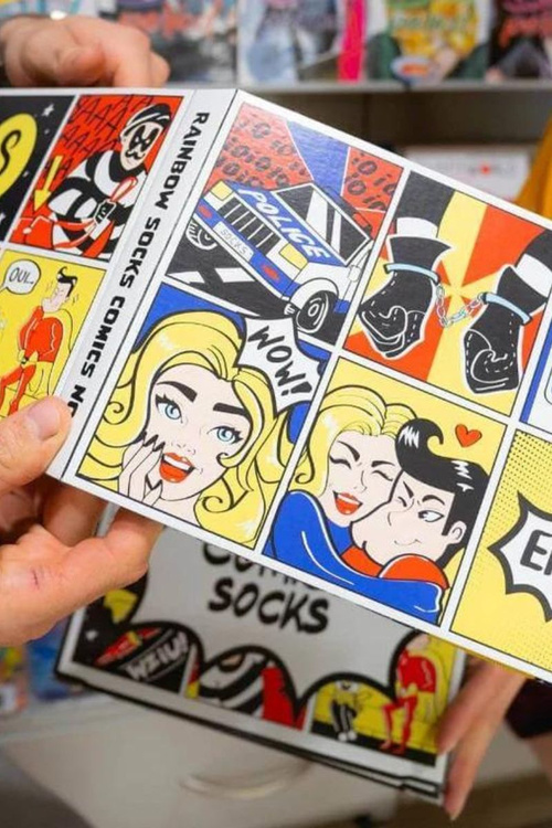 Шкарпетки COMICS 2 пари Rainbow Socks