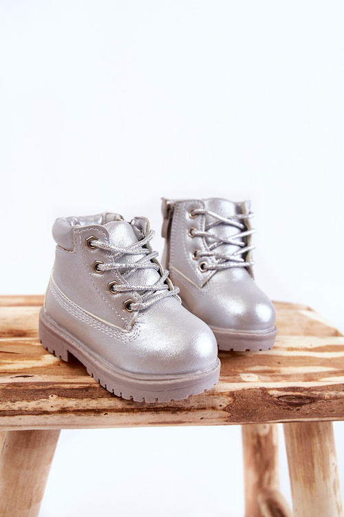 Чоботи дитячі на блискавці Silver Dexter