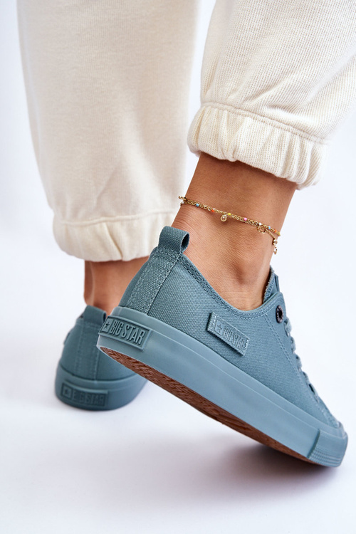 Жіночі класичні низькі кросівки Big Star LL274019 Green