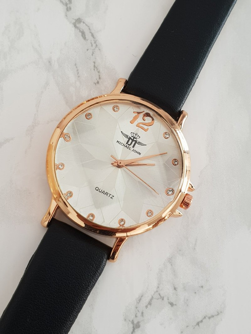 Чорний жіночий годинник Michael John Morento