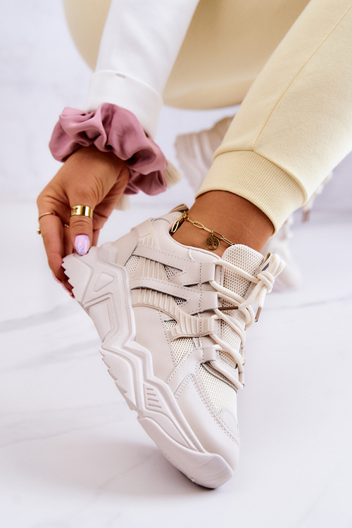 Жіноче спортивне взуття Кросівки бежевий Daren