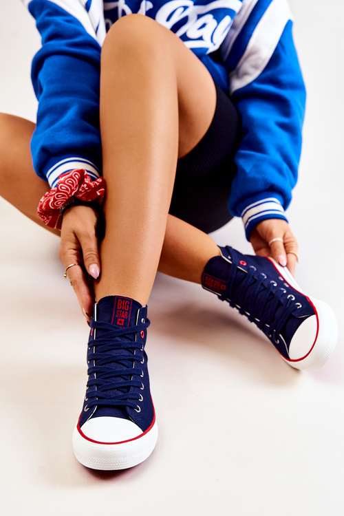 Високі кросівки Big Star JJ274125 Темно-синій