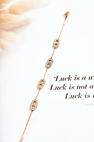 Браслет На Товстому Ланцюжку Золотий