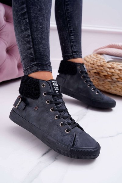 Кросівки жіночі Big Star High Warmed Black EE274080