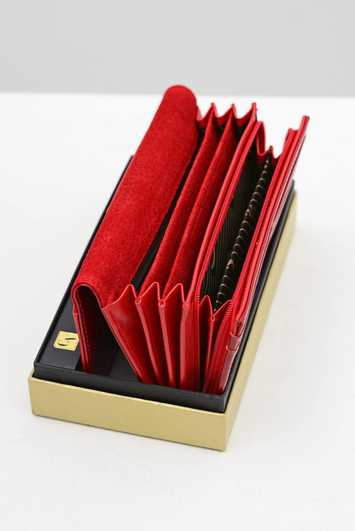 Великий жіночий червоний гаманець