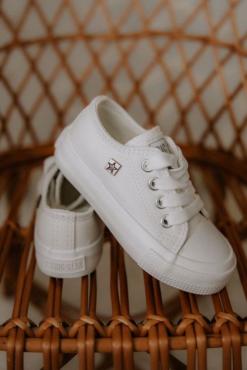 Дитячі шкіряні кросівки BIG STAR JJ374310 Білі