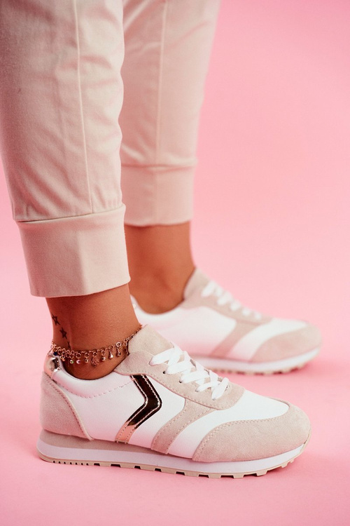 Жіноче спортивне взуття White Beige Roulette