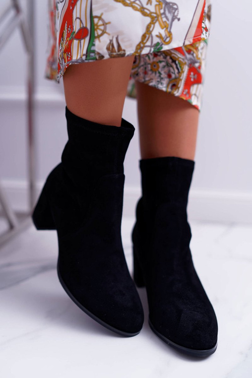 Жіночі весняні черевики на підборах Sergio Leone, чорні LikeStar