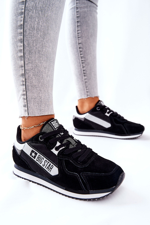 Шкіряне спортивне взуття Big Star II274271 Чорний