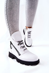Чоботи з флісовою підкладкою Sergio Leone Білі TR740