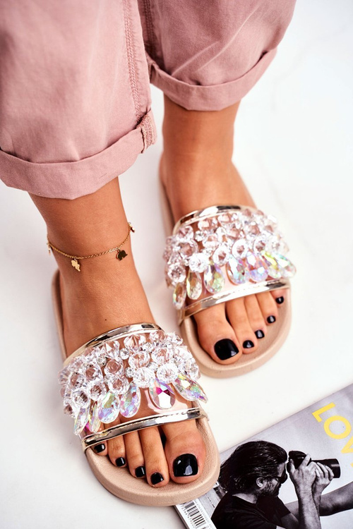 Жіночі шорти Lu Boo Crystals Beige Bobbi