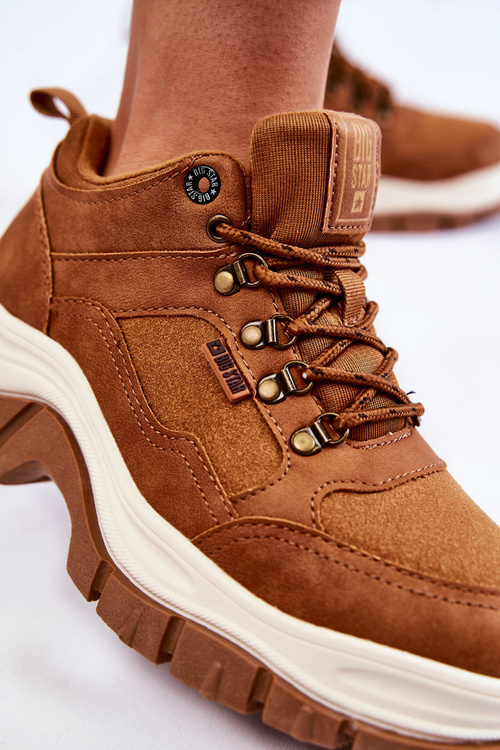 Жіноче трекінгове взуття Memory Foam Big Star KK274362 Коричневий