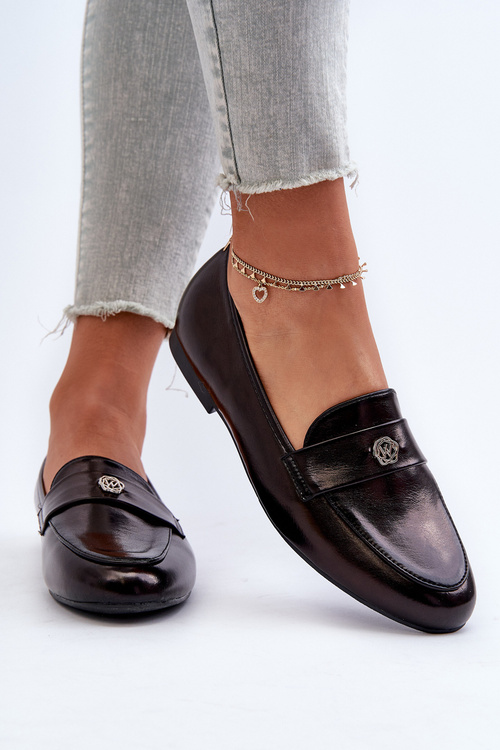 Жіночі лофери на плоскій підошві бежеві Sylvaine