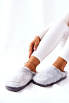 Тапочки на хутряній підкладці Light Grey Mecy