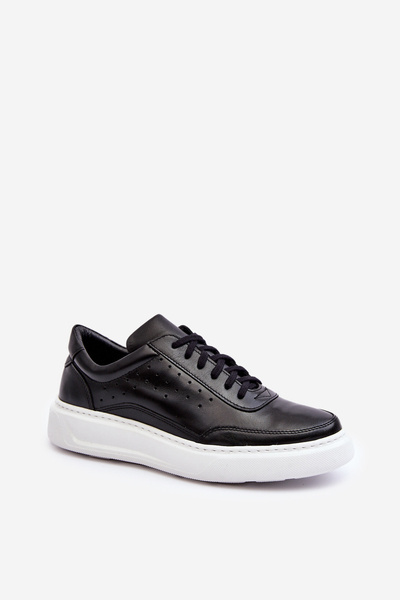 Чоловіче шкіряне спортивне взуття Zazoo 1544 Black