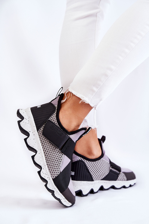 Жіночі кросівки Big Star KK274546 сіро-чорні