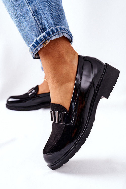 Лаковані туфлі-броги Montius