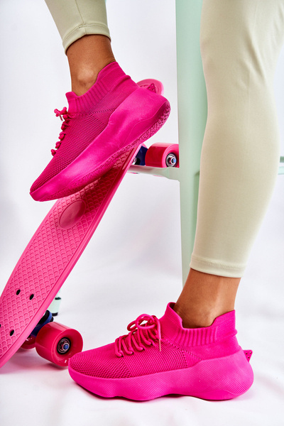 Жіноче спортивне взуття без шнурівки Fuchsia Dalmiro