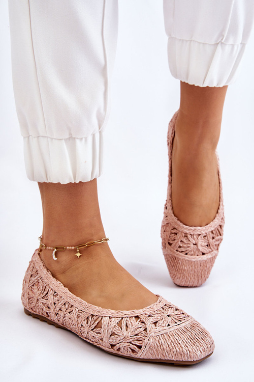 Ажурні Модні Балерини Рожеві Тіаго