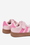 Спортивне Взуття Sneakers Дитячі На Липучках Рожеві Adelina