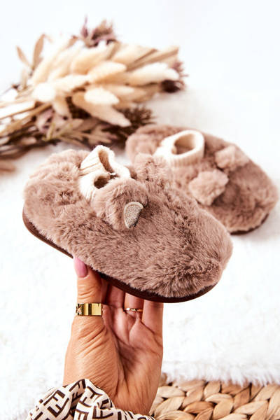 Теплий фліс з рантом Brown Dessi