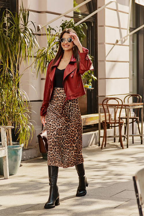 Шкіряні елегантні чоботи на високих підборах ізольовані D&A CR42-118 Чорні