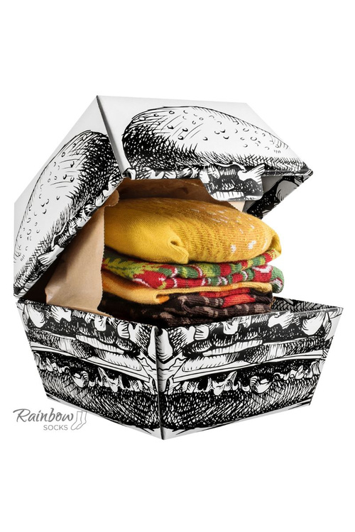 Шкарпетки Rainbow Socks Burger Socks 2 пари