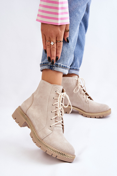 Черевики Lewski Shoes 3285 Світло-бежевий