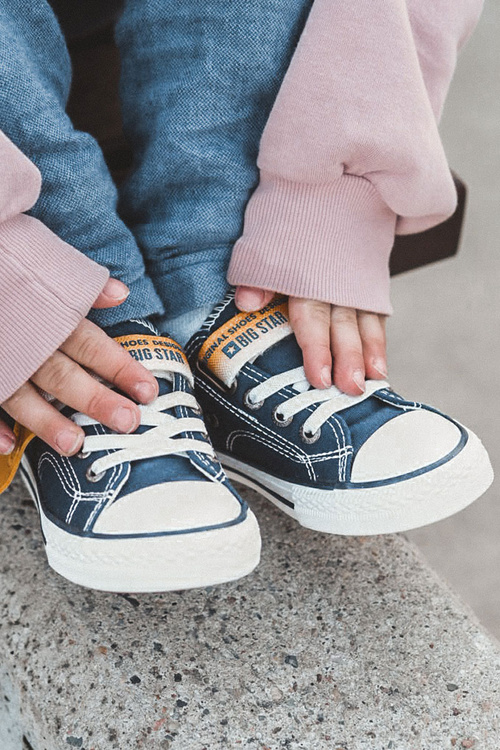 Дитячі низькі кросівки BIG STAR JJ374072 Navy