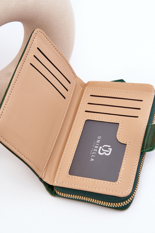 Гаманець жіночий з екошкіри Risuna Dark Green