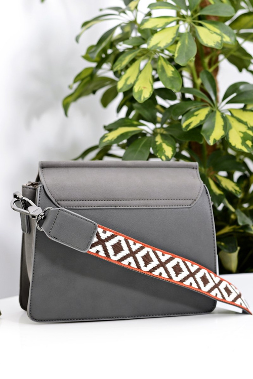 Жіноча сумочка Grey Listono з цирконами