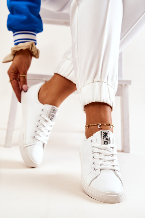 Шкіряні тенісні туфлі Big Star JJ274311 Білі