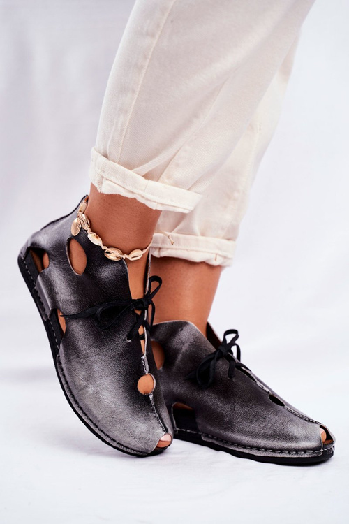 Жіночі броги Maciejka Grey 03426-03