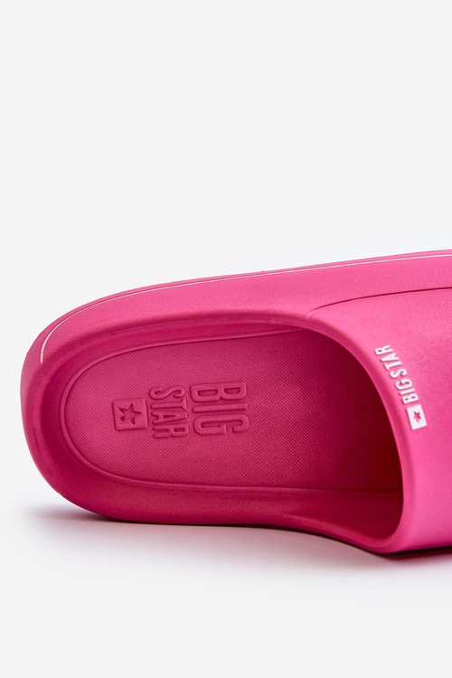 Світлі жіночі тапочки Big Star NN274A041 Фуксія