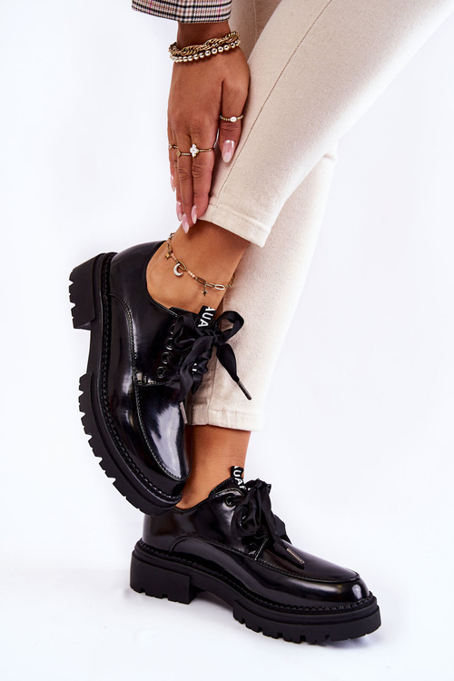 Туфлі жіночі лаковані La.Fi 210004B-NL Чорні