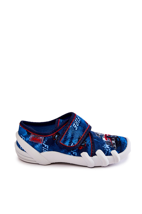 Взуття Тапочки Befado Velcro Firetruck 273X309 Темно-синій