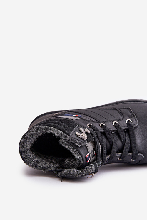 Чоловічі теплі черевики McBraun чорного кольору