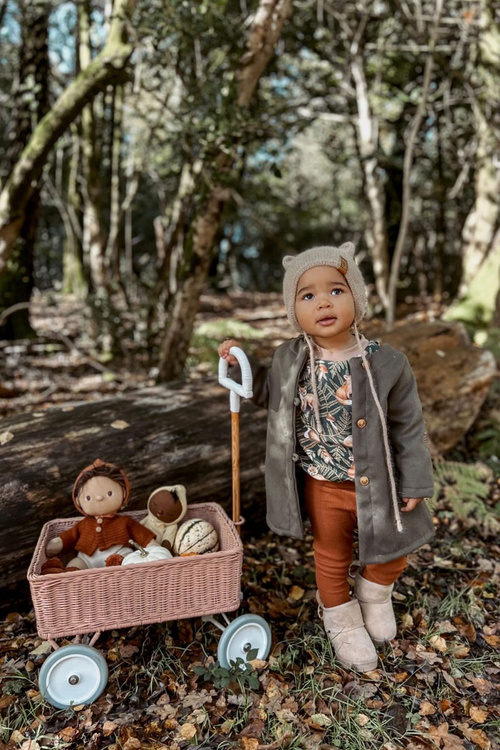 Теплі зимові черевики з бантами для дівчинки бежеві Meriva