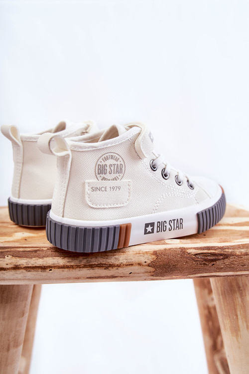 Дитячі високі кросівки BIG STAR KK374015 Білі