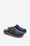 Чоловічі тапочки з пряжкою Preventive Slippers Inblu Navy Blue MT000012