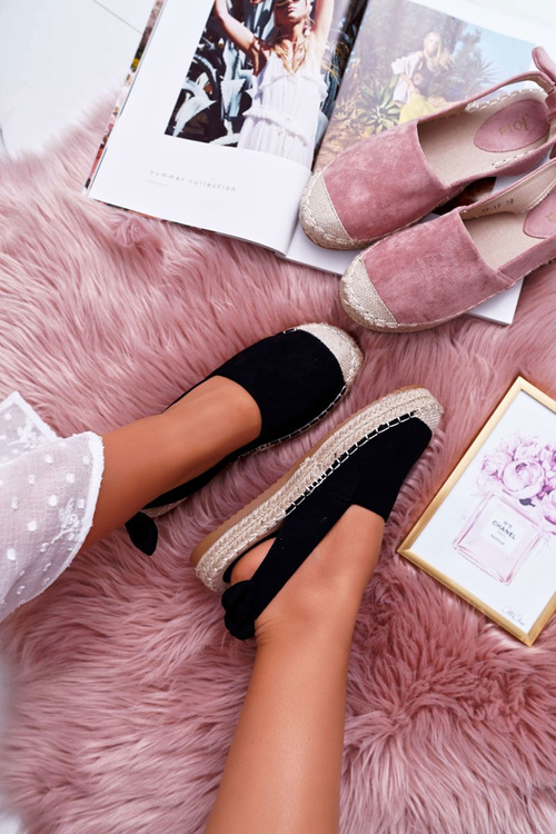 Еспадрільї жіночі тенісні туфлі чорні Moriente