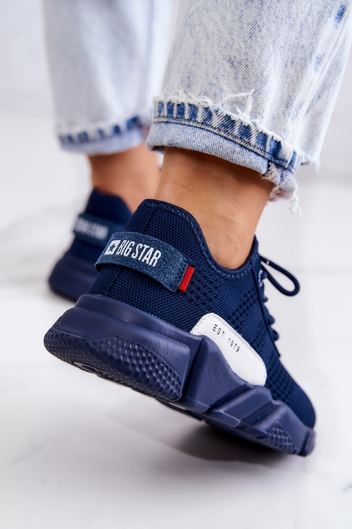 Жіноче спортивне взуття Memory Foam Big Star JJ274274 Темно-синій