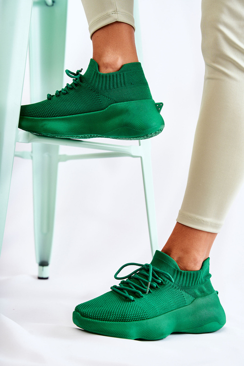 Жіноче спортивне взуття без шнурівки Dalmiro зелене