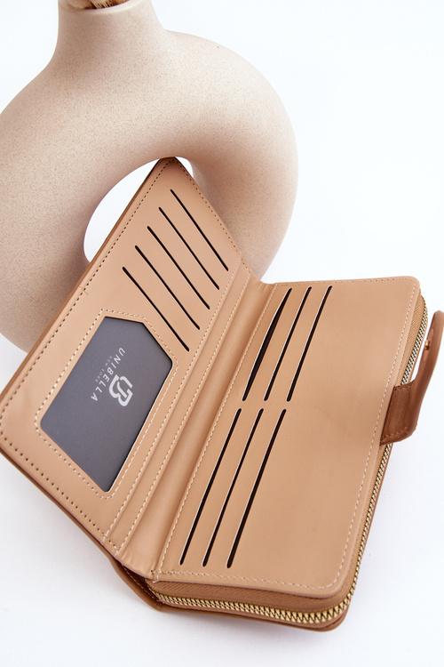 Великий бежевий жіночий гаманець Sopheia