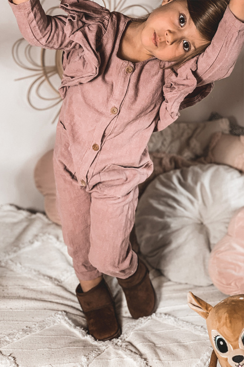 Дитячі утеплені зимові черевики коричневого кольору Gooby