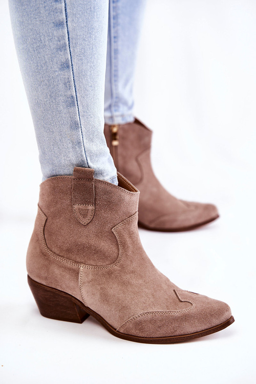 Жіночі ботильйони Spitz Lewski Shoes 3236 Cappucino