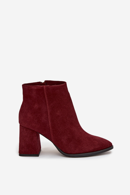 Чоботи Жіночі На Каблуці З Золотим Детом Шоколадні Зазу 3128