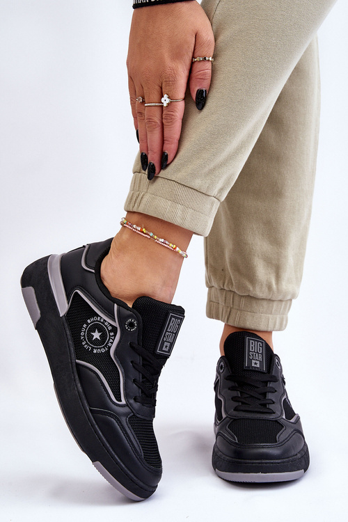 Жіноче спортивне взуття Big Star LL274443 чорно-сірий