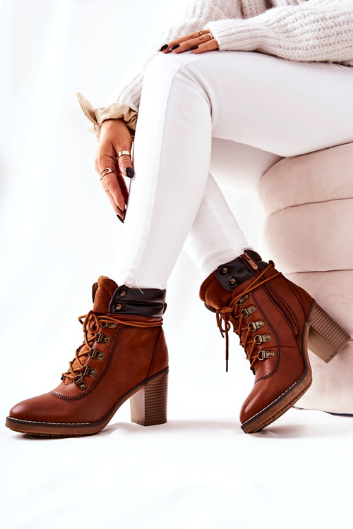 Чоботи на шпильці Heated Camel Charmmis